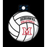 Miami Redhawks Volleyball Sticker