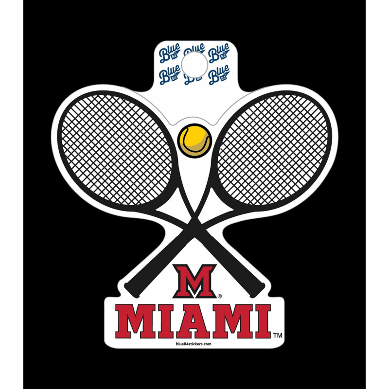 Miami Tennis Sticker