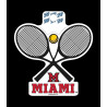 Miami Tennis Sticker