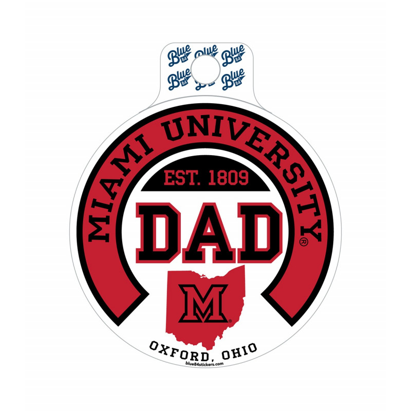 Miami University Dad Sticker