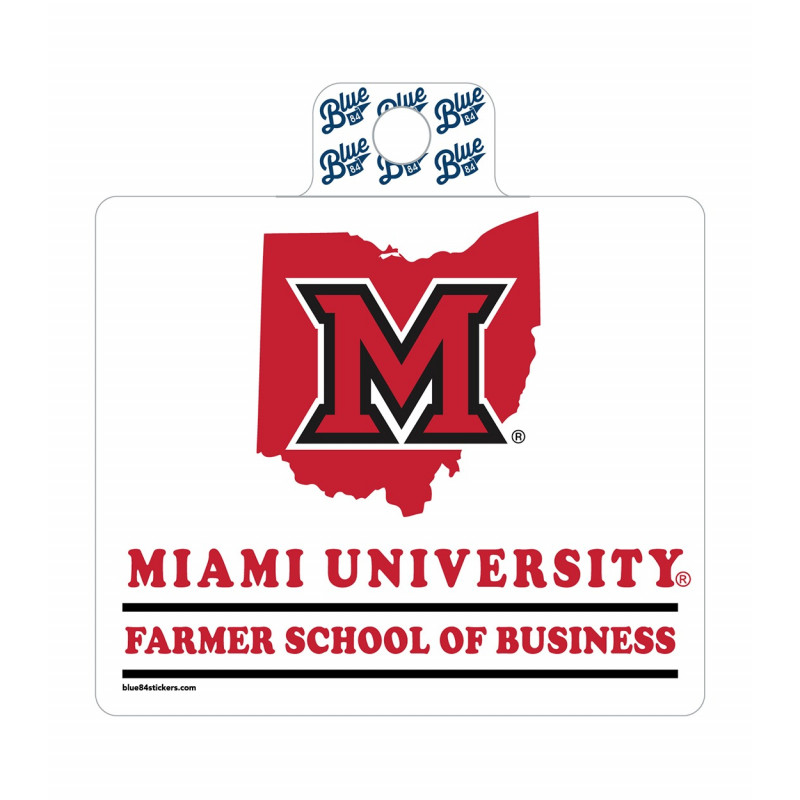Miami University Farmer School of Business Sticker