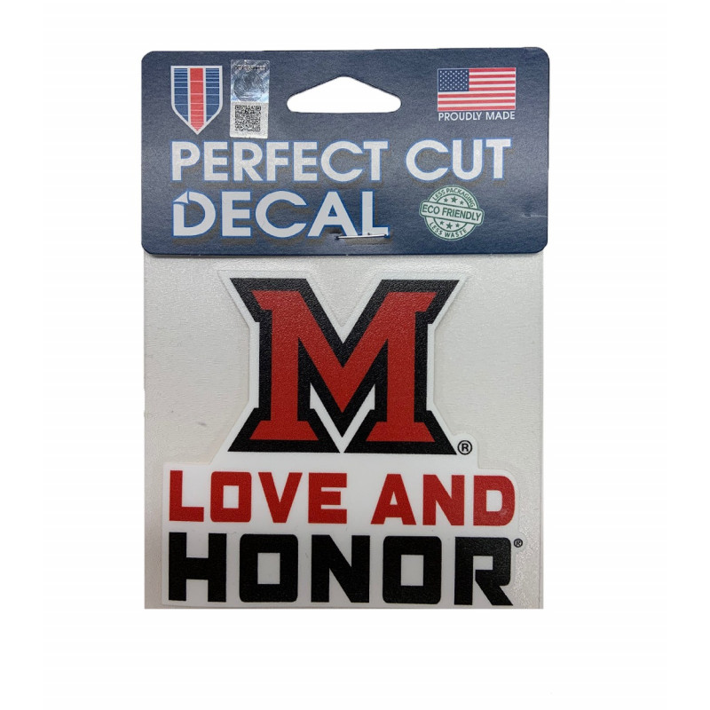 Miami University Love And Honor Decal