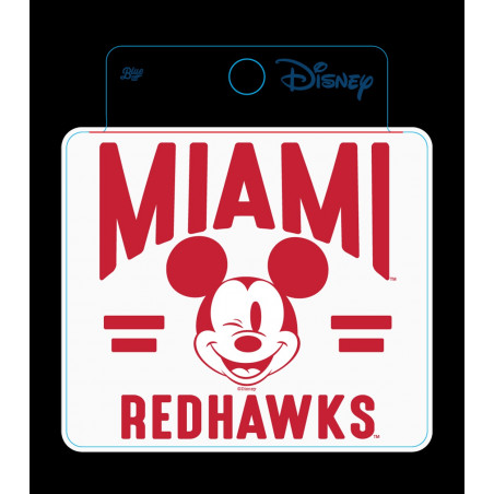 Miami University Mickey Mouse Bars Sticker