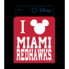 Miami University Mickey Mouse Ears Sticker