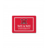 Miami University Red Wooden Magnet