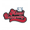 Miami University Retro Script Sticker