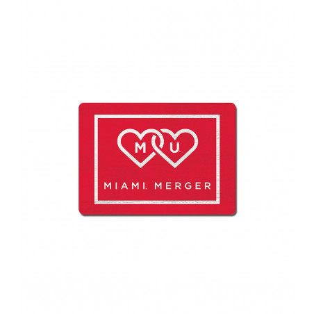 Miami University Wooden Miami Merger Magnet