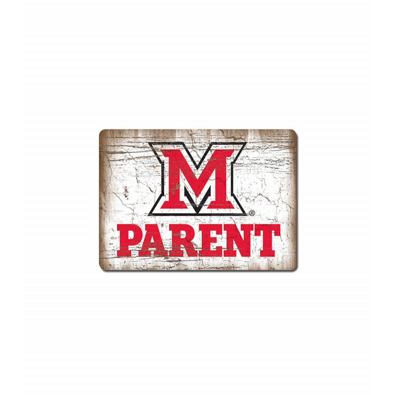 Miami University Wooden Parents Magnet