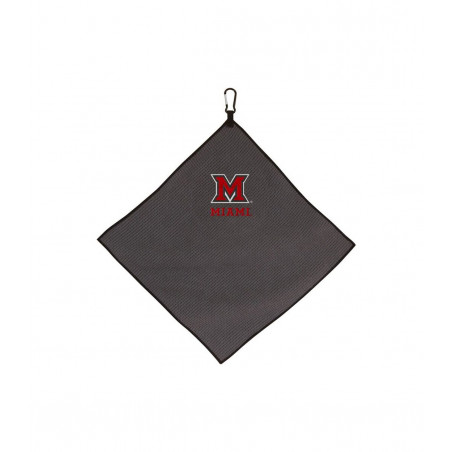 Miami University Gray Embroidered Microfiber Towel