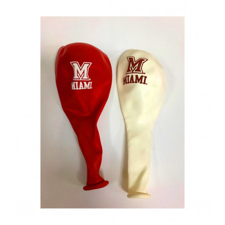 Miami University Red & White 10-Pack Balloons