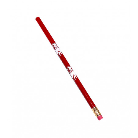 Miami RedHawks Repeating HawkHead White Pencil