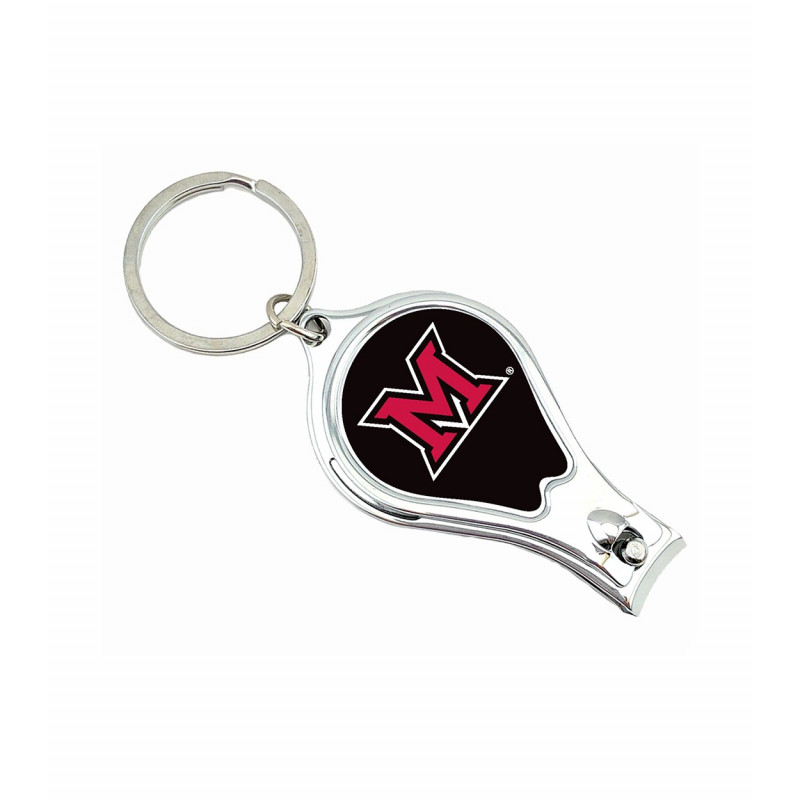 Miami RedHawks Nail Trimmer/Bottle Opener Keychain