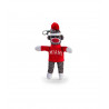 Miami University Sock Monkey Keychain