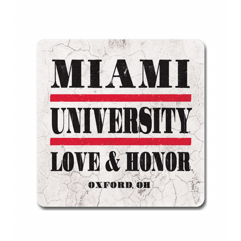 Miami University Love & Honor Coaster