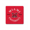 Miami University Red Block M Coaster