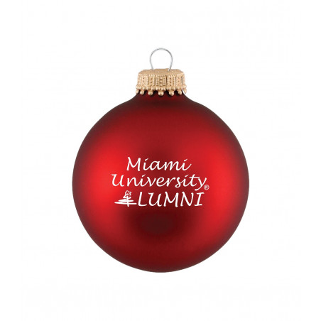 Miami University Alumni Ball Ornament