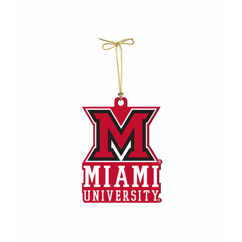 Miami University Deluxe Christmas Ornament
