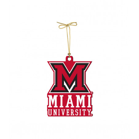 Miami University Deluxe Christmas Ornament