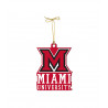 Miami University Deluxe Christmas Ornament
