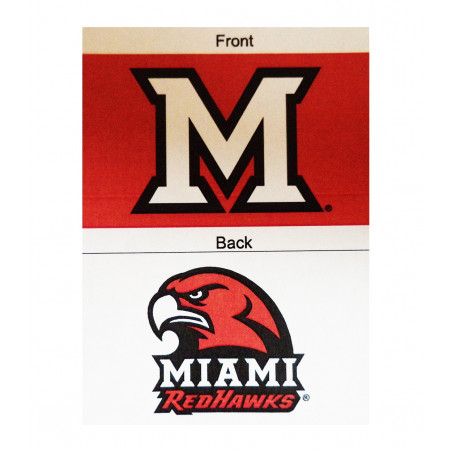 Miami RedHawks Double-Sided 3X5 Flag