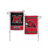 Miami RedHawks Two-Sides Garden Flag