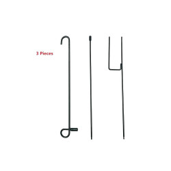 Three-Piece Garden Flag Pole