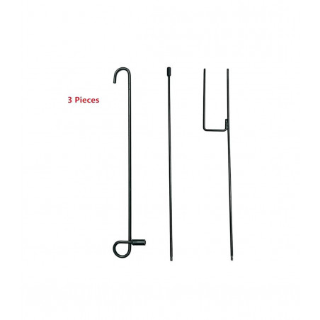 Three-Piece Garden Flag Pole