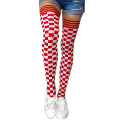 Miami RedHawks Checkered Stockings