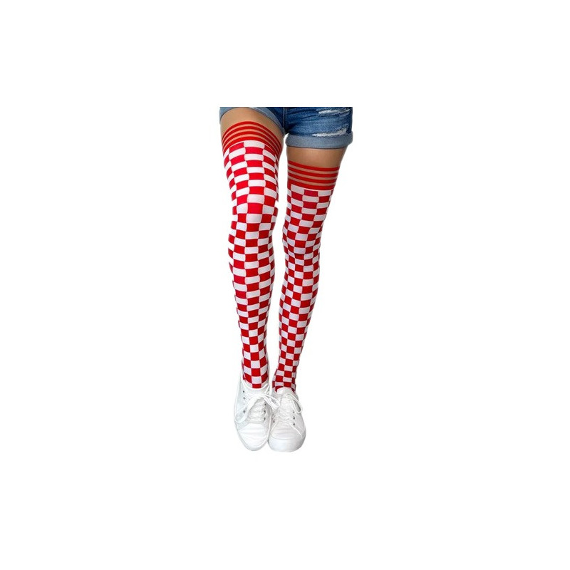 Miami RedHawks Checkered Stockings