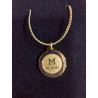 CSI Miami Necklace w/ Pendant, Gold 7
