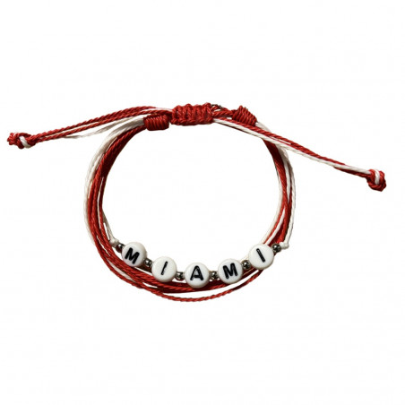 Miami RedHawks Corded Bracelet