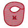 Miami University Red and White Striped Bib