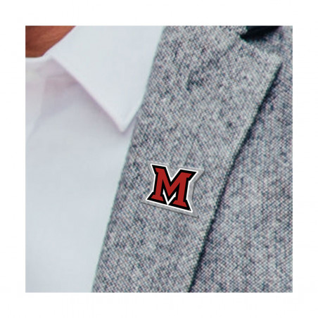 CDI Miami Block M Acrylic Lapel Pin