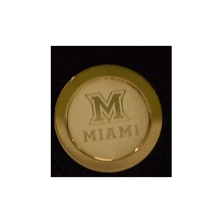 Miami University Gold Tie Tac 8