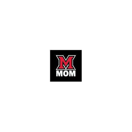 Brass Reminder Miami University M/Mom Logo Large Auto Decal