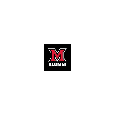 Brass Reminders Miami University Block M/Alumni Decal