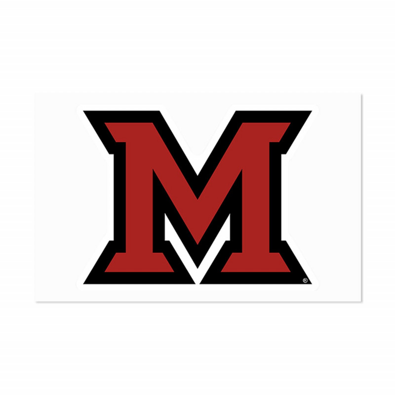 CDI Miami Block M Logo Oversized Auto Decal 12" x 9-1/8"