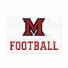 CDI Miami Football Decal - 3.75" x 5.75"