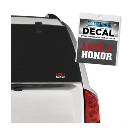 CDI Miami Love & Honor Mini Decal, 3.5" x 1.625"