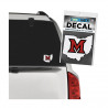 CDI Miami State Auto Decal, White 3.875" x 4.125"