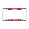 Jardine Miami RedHawks License Plate Frame, Chrome