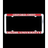 Miami Univ./Oxford Ohio Red and White License Plate Frame