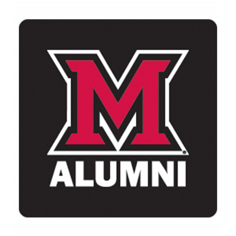 Small Sized Miami University Alumni 4x4 Auto Decal