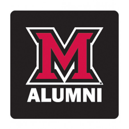 Small Sized Miami University Alumni 4x4 Auto Decal