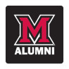 Small Sized Miami University Alumni 4x4 Auto Decal