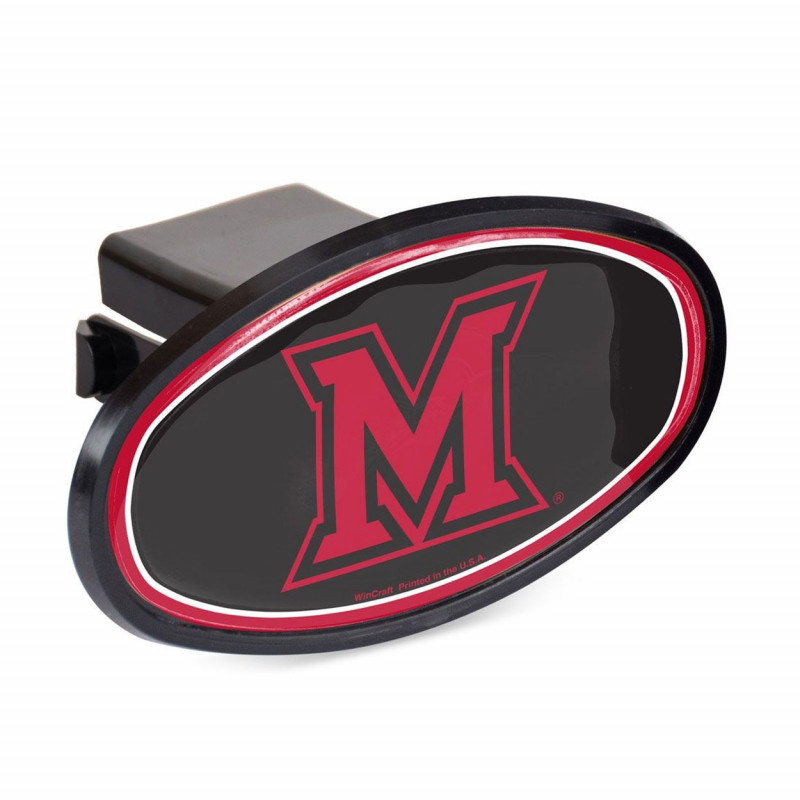 Wincraft Miami Block M Oval Hitch Cover