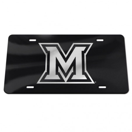 Wincraft Miami University License Plate - Black