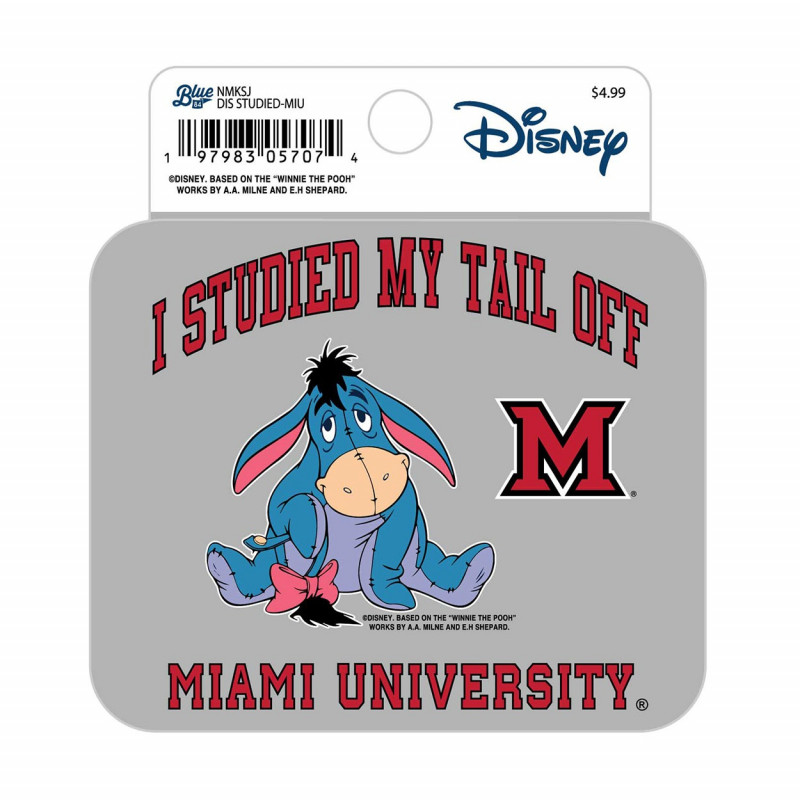 Blue 84 Miami Eeyore Sticker