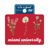 Blue 84 Miami Flowers Sticker