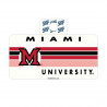 Blue 84 Miami Striped Sticker